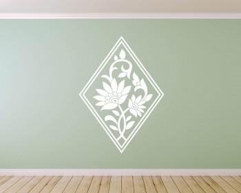 Damask Wall Pattern Decal Modern Vinyl Art Stickers